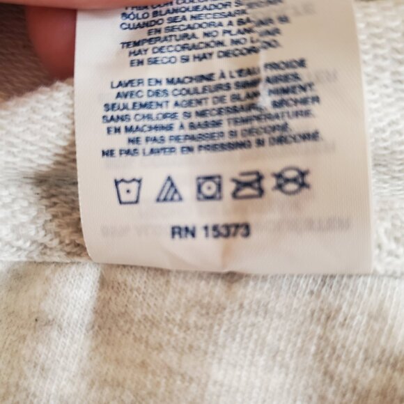 DELTA FLEECE for Citizen Maine SZ XL Men's Hello Sailor Graphic Sweatshirt Gray - Picture 8 of 8